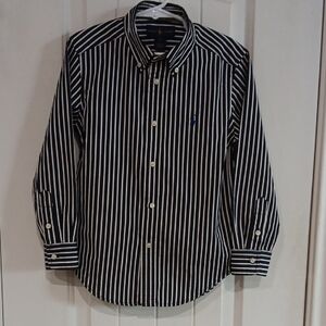 Ralph Lauren Black and White Button Down Shirt